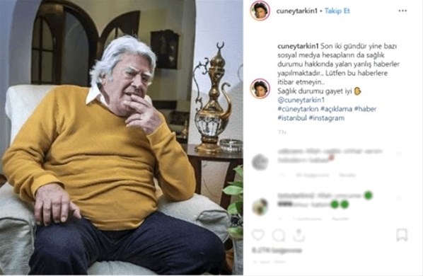 Cüneyt Arkın vefat mı etti?